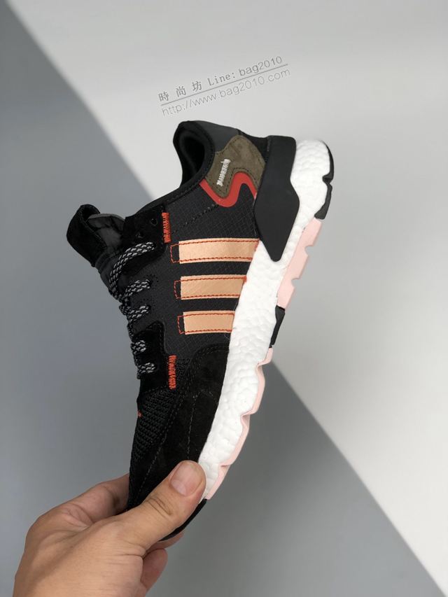 Adidas鞋 QIP-XHB-091807 阿迪達斯2019 Boost聯名夜行者 復古跑鞋 男女同款  hdx13316